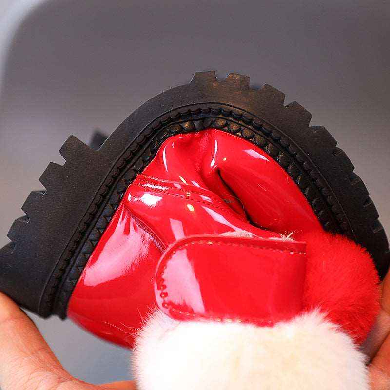 Fashion Plus Velvet Warm Childrens Cotton Boots Warm Children's Boots