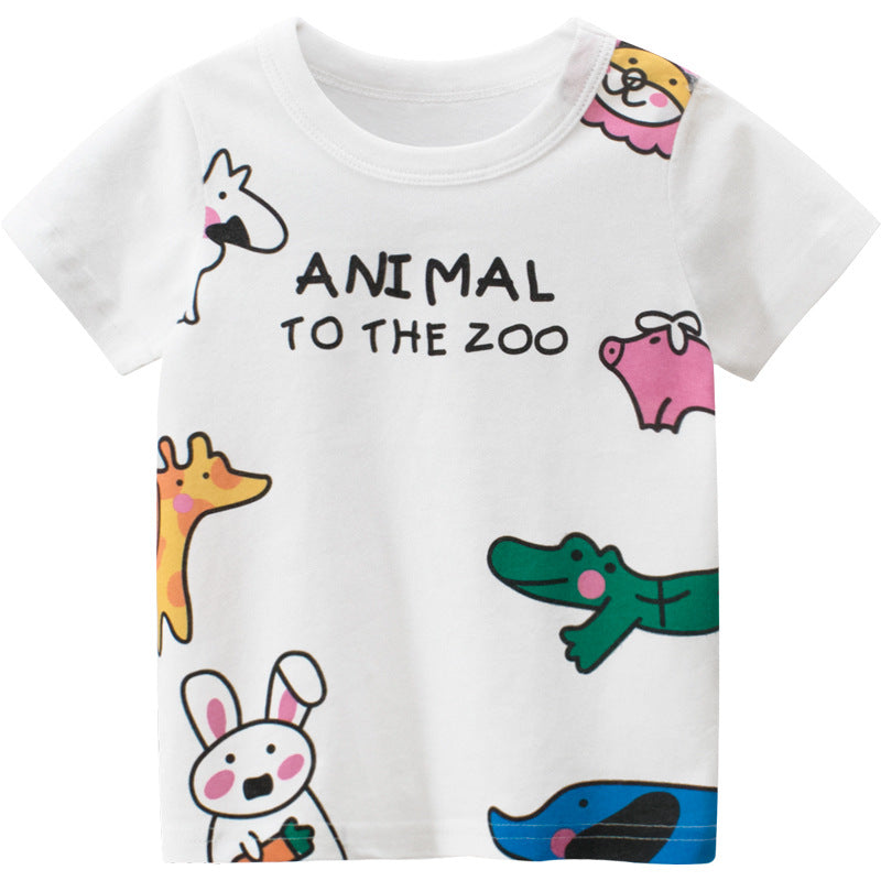 Girls' Short Sleeved T shirt Children's Clothing - Tokcobstore