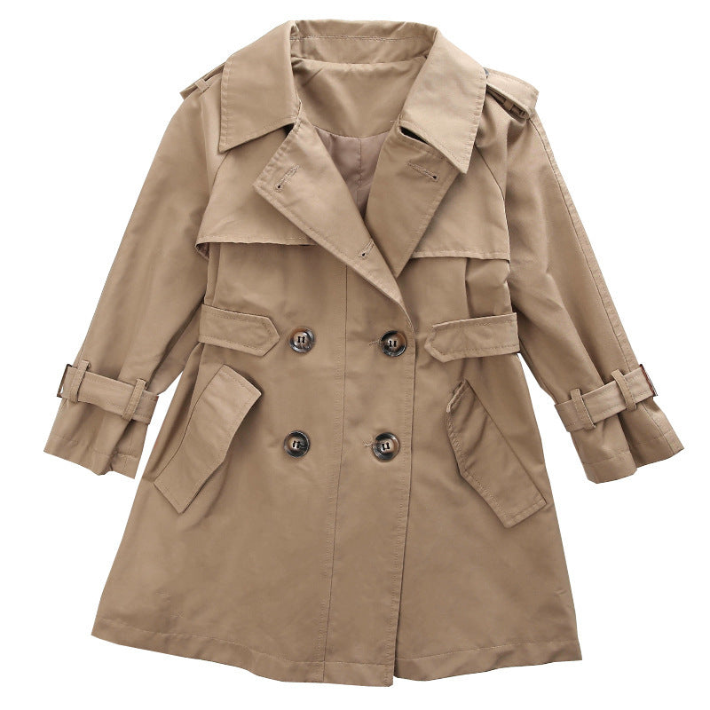 Children's Windbreaker In Pure Color For Girls - Tokcobstore