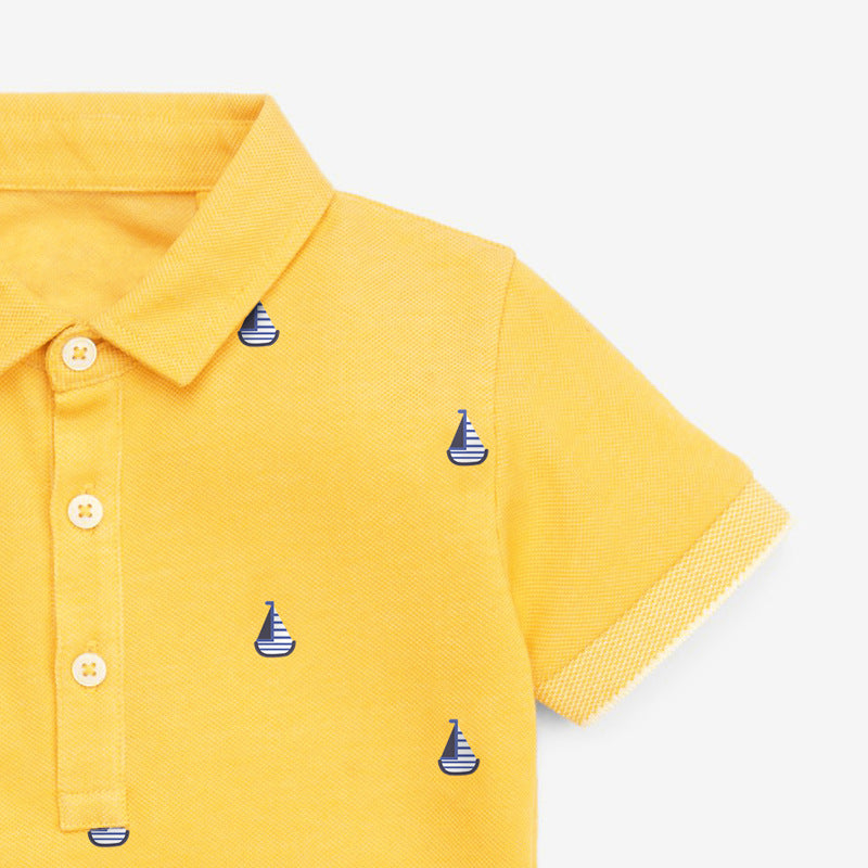 Little Maven Children's Children's T-shirt Summer New Short-Sleeved Boys' Cotton T-shirt - Tokcobstore