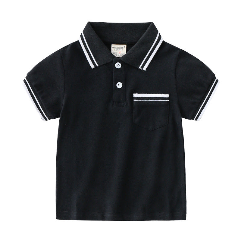 Boys' T-Shirt Summer Polo Shirt - Tokcobstore