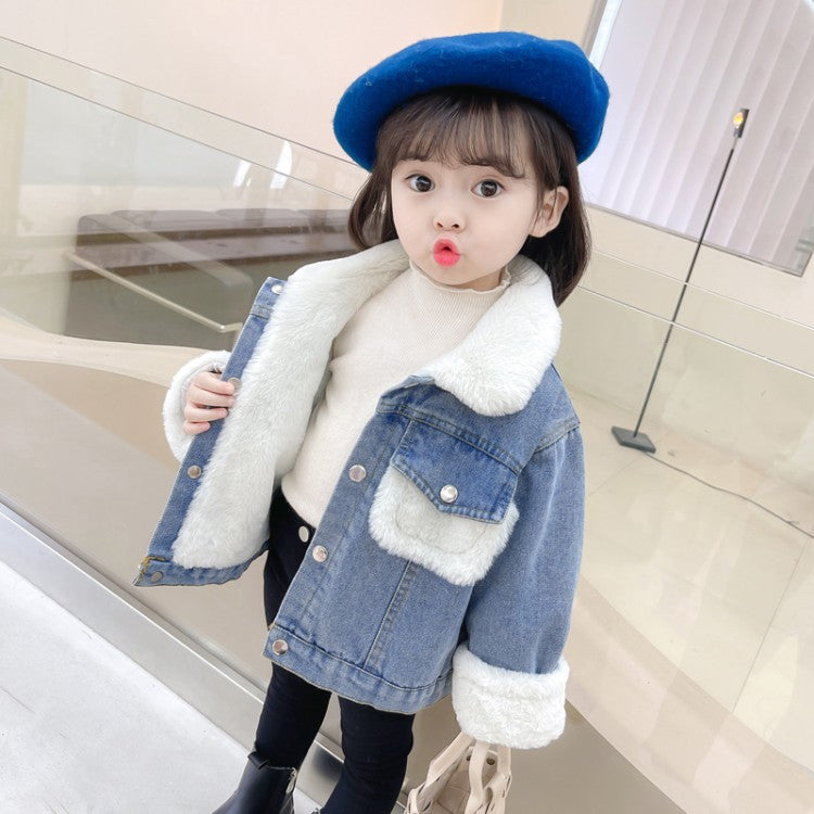Lamb Cashmere And Cashmere Denim Jacket - Tokcobstore