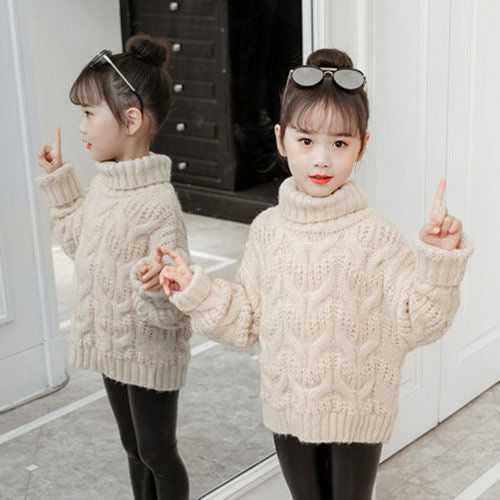 Girls plus fleece sweater - Tokcobstore