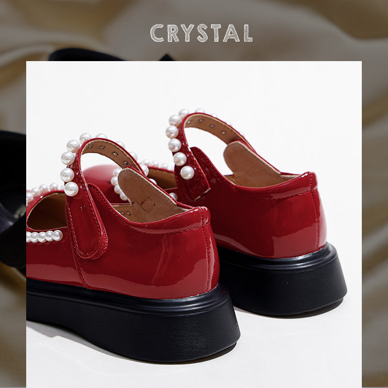 Soft-soled Lolita Children's Small Leather Shoes - Tokcobstore