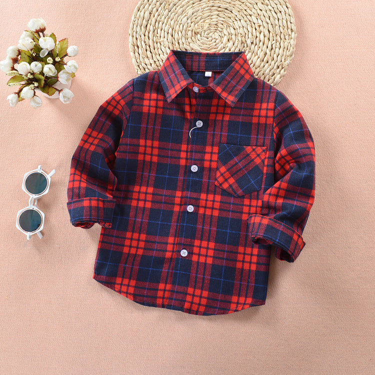 Check shirt boy - Tokcobstore