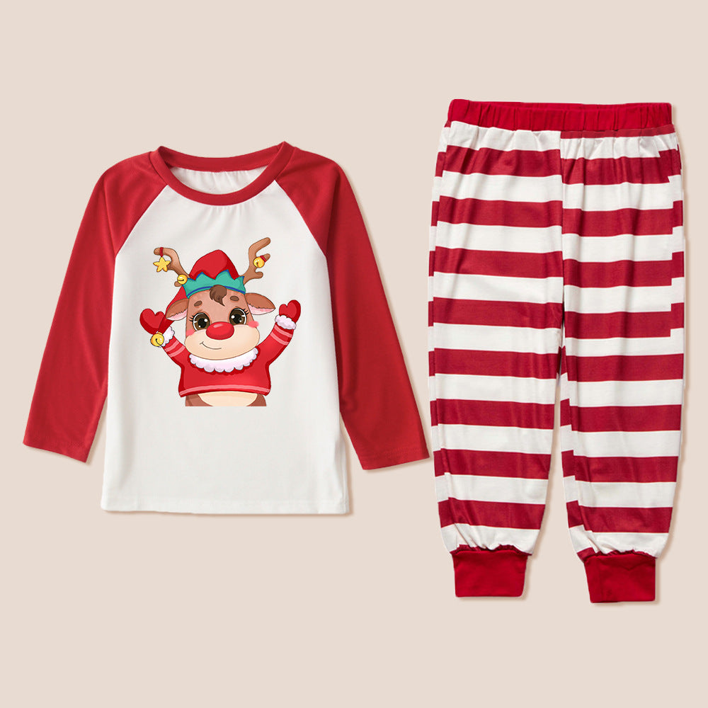 Fashion Simple Christmas Loungewear Pajamas Set - Tokcobstore