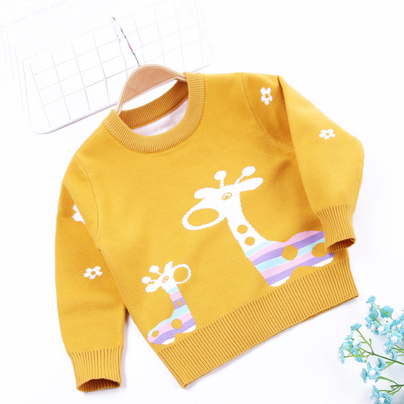 Girls autumn/winter sweater knitwear - Tokcobstore