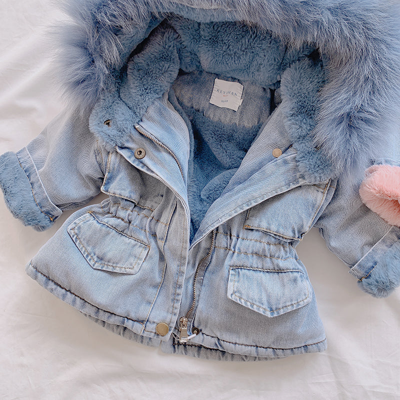 Girl denim coat - Tokcobstore