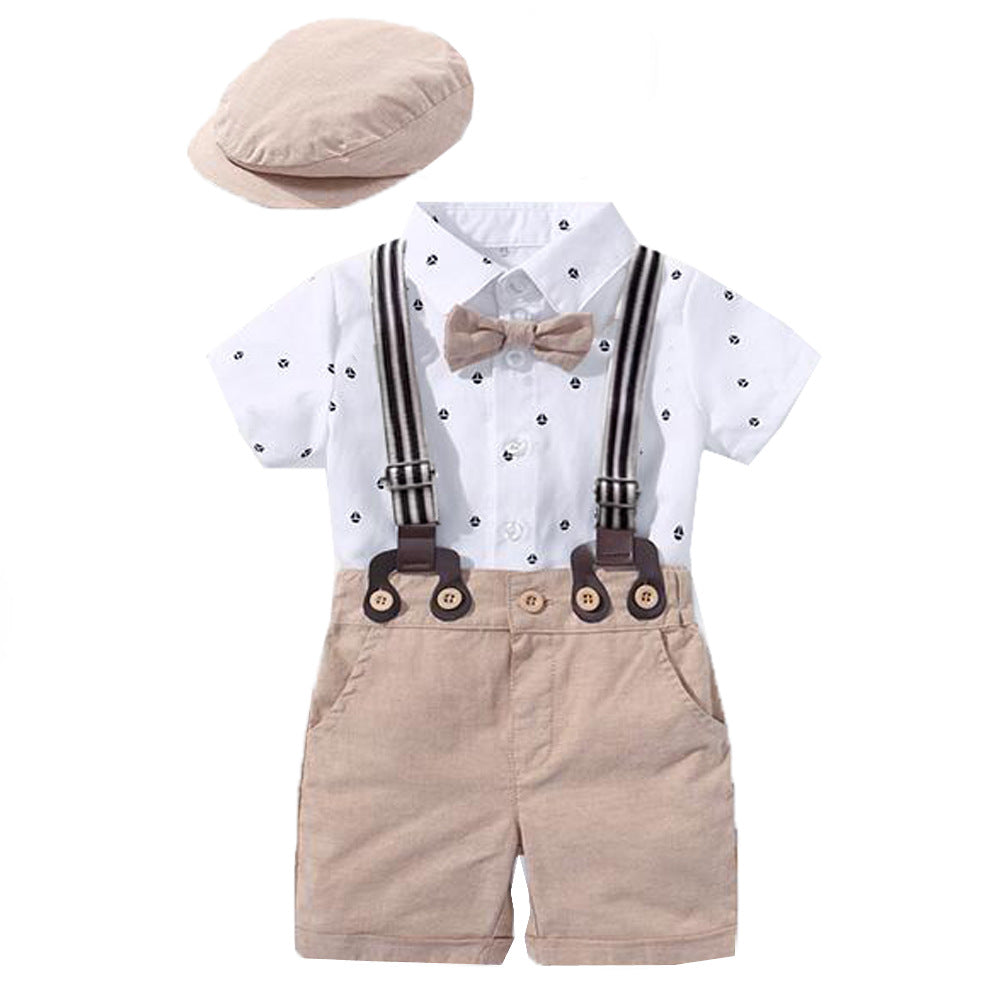 Printed Romper Baby Triangle Romper - Tokcobstore