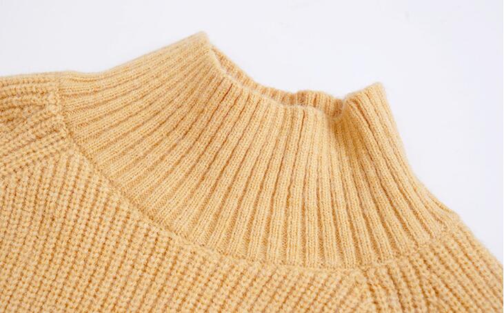 Children's Half-high Collar Padded Long-sleeved Top - Tokcobstore