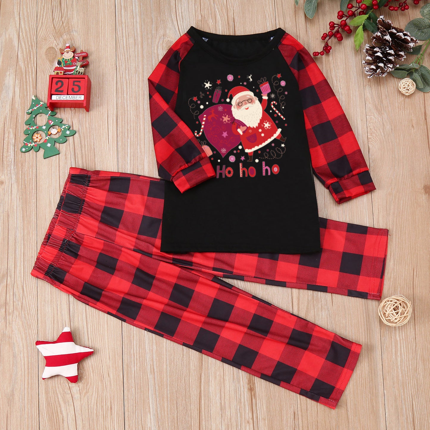European And American Christmas Parent-child Home Set Pajamas - Tokcobstore