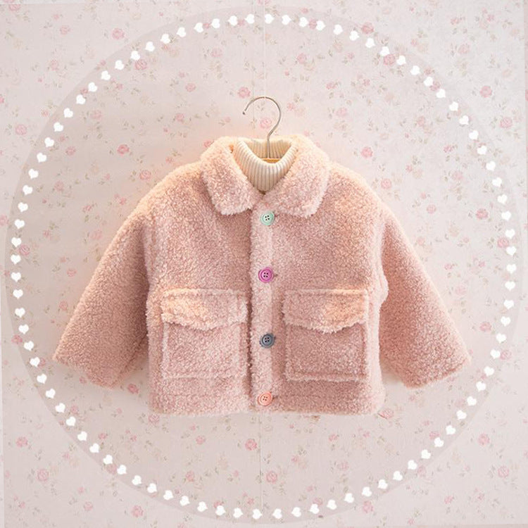 Girls' Korean Style Coat Cardigan Coat - Tokcobstore