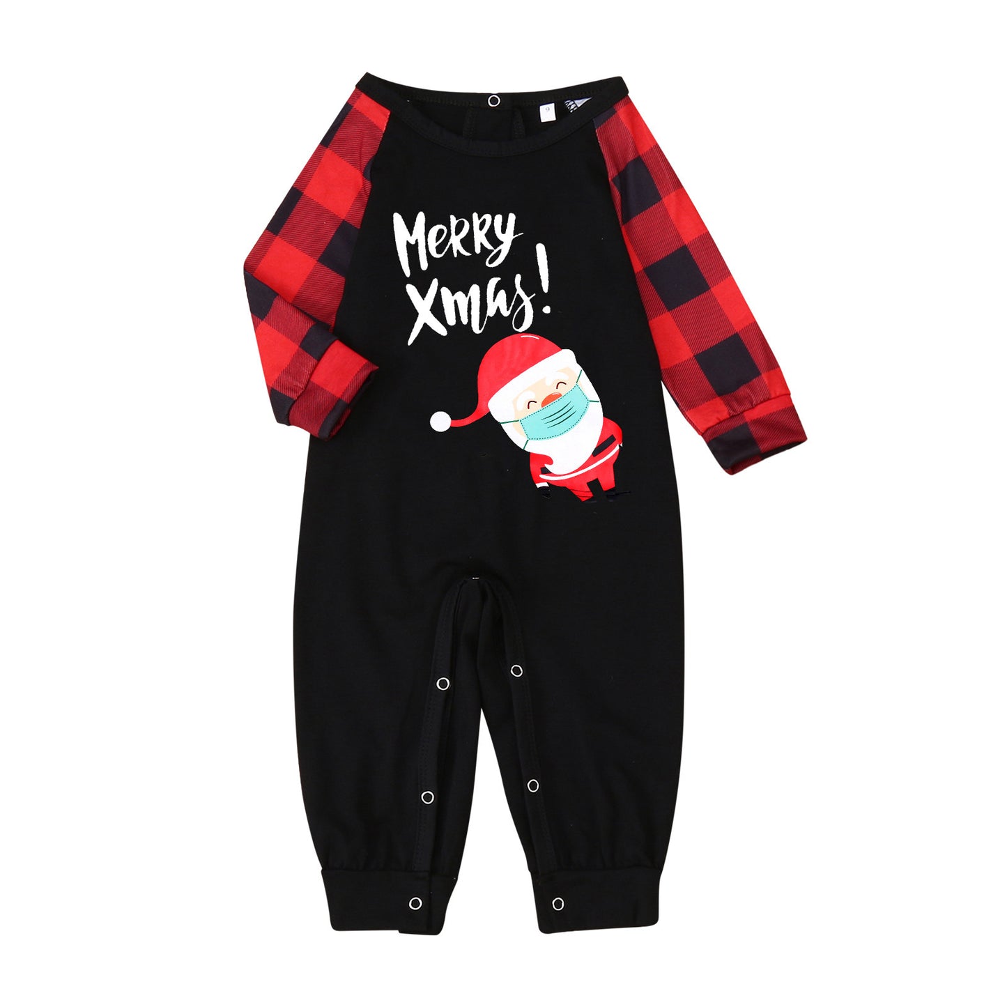 Christmas Cartoon Print Pajamas Set