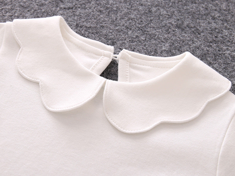 Cute Doll Collar Long Sleeve Top