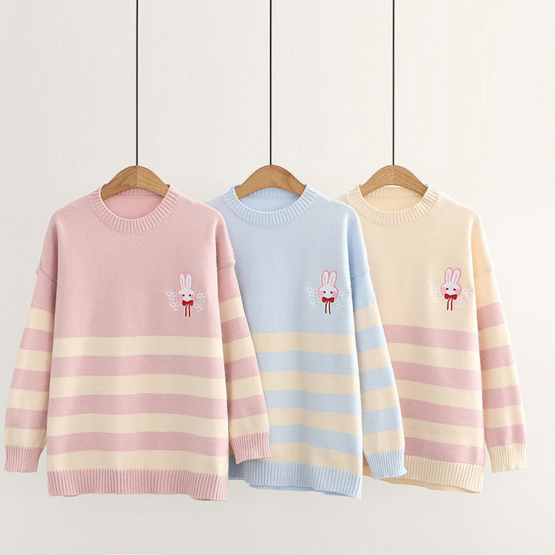 Korean style loose long-sleeved pullover