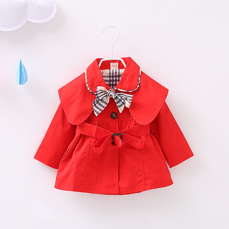 Girl's coat foreign style girl windbreaker - Tokcobstore