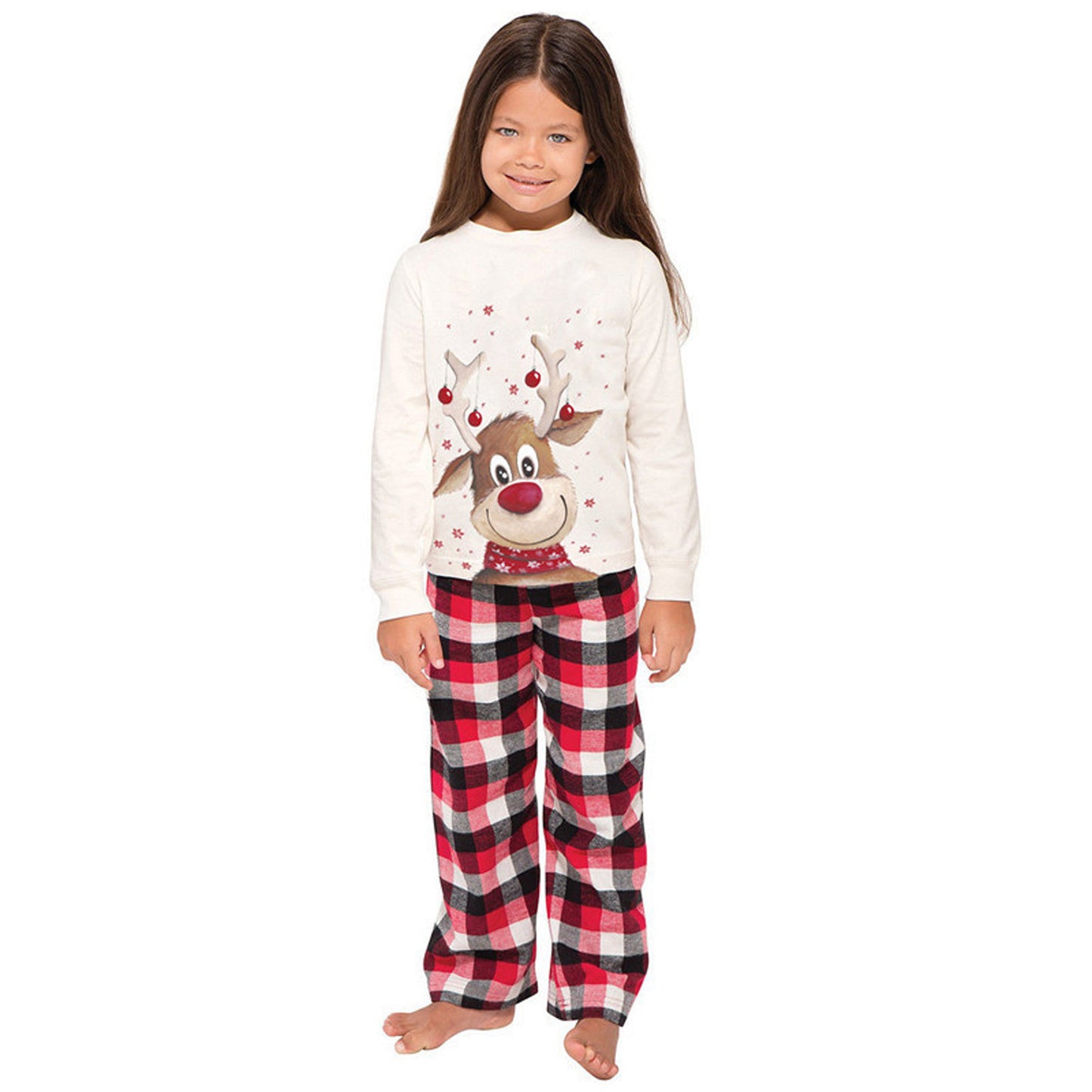 Elk Print Christmas Parent-child Outfit