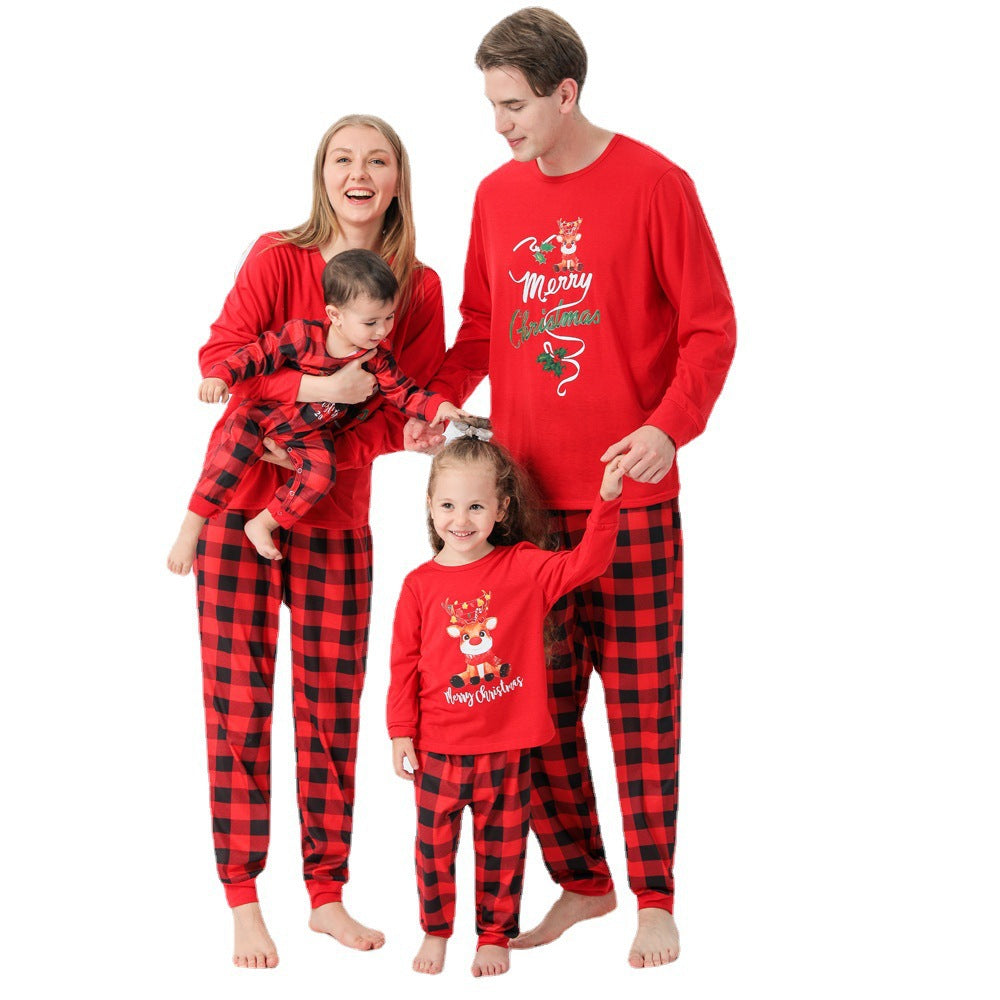 Family Suit Long Sleeve Christmas Pajamas - Tokcobstore