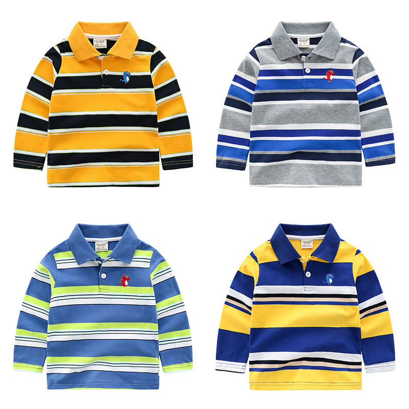 Boys striped long sleeve T-shirt - Tokcobstore