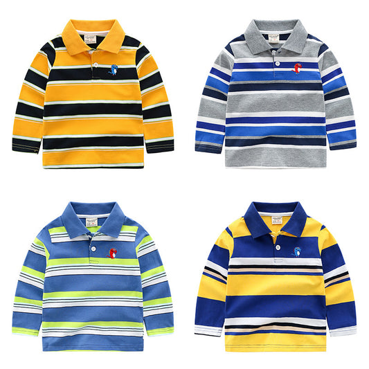 Boys striped long sleeve T-shirt - Tokcobstore