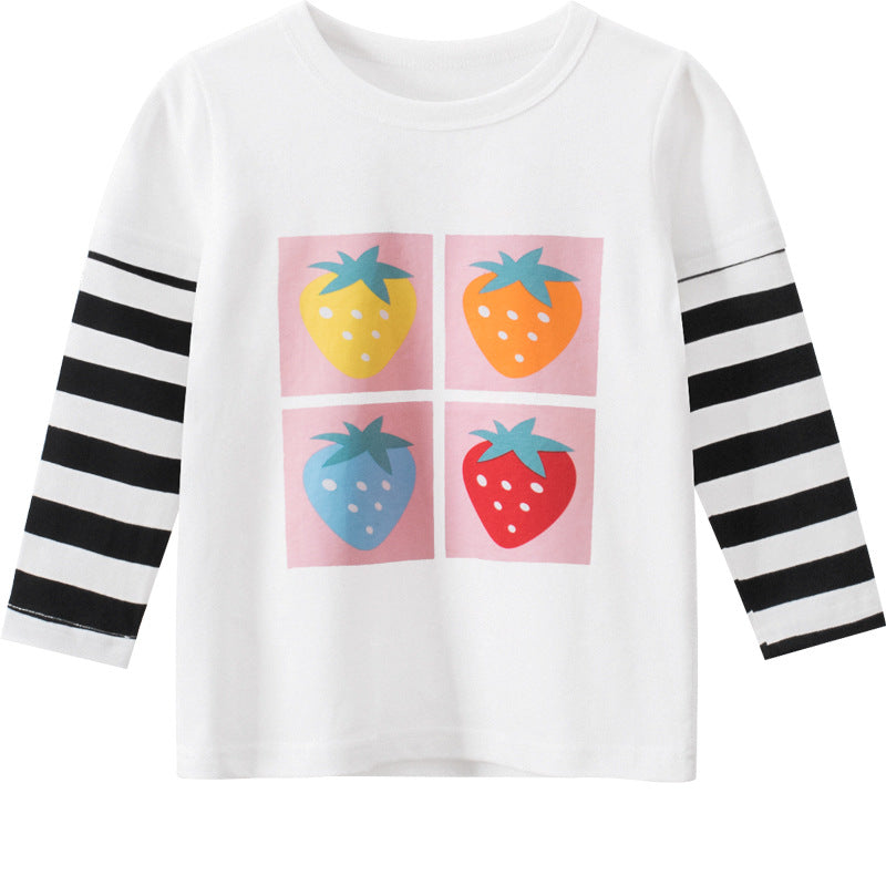 Spring New Children's T-Shirt Baby Clothes Girl's T-Shirt - Tokcobstore