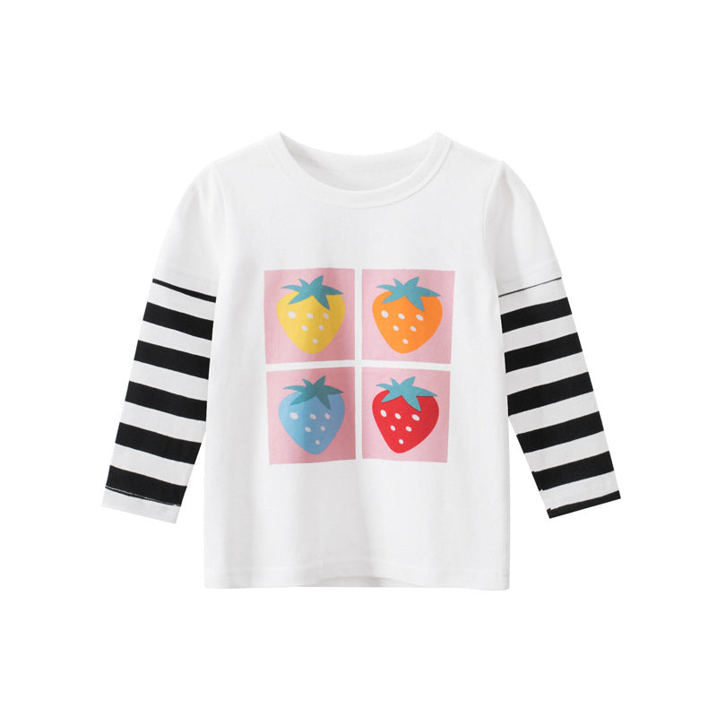 Spring New Children's T-Shirt Baby Clothes Girl's T-Shirt - Tokcobstore