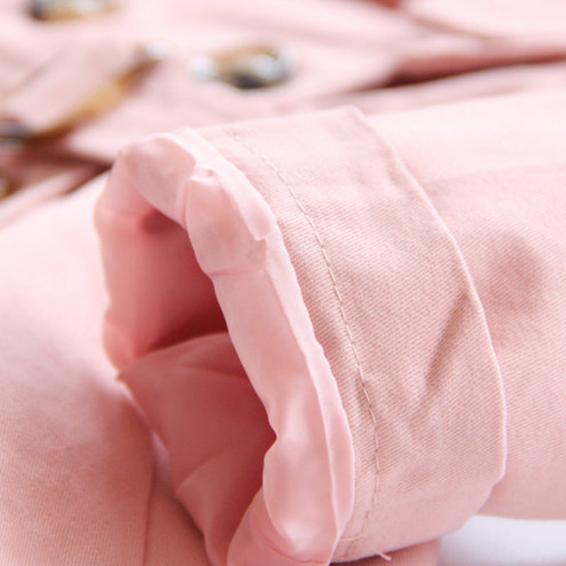 Spring And Autumn New Cotton Girls Windbreaker - Tokcobstore