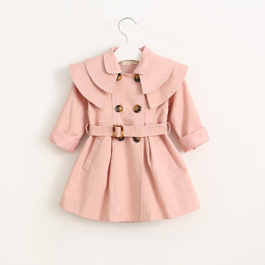 Spring And Autumn New Cotton Girls Windbreaker - Tokcobstore