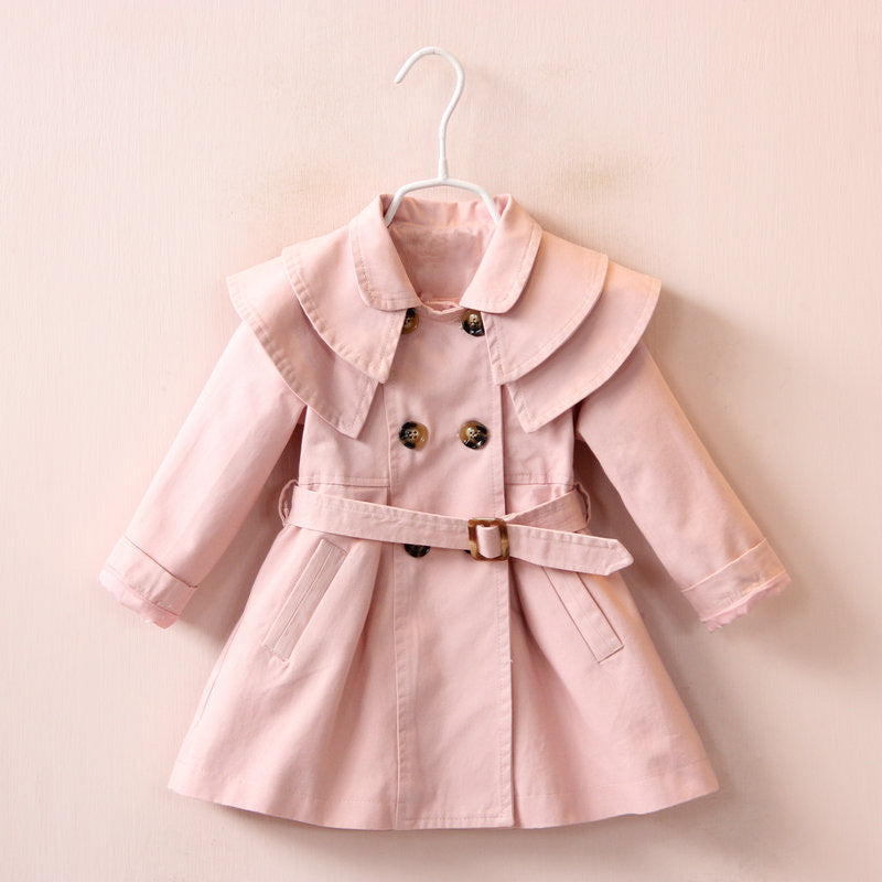 Spring And Autumn New Cotton Girls Windbreaker - Tokcobstore