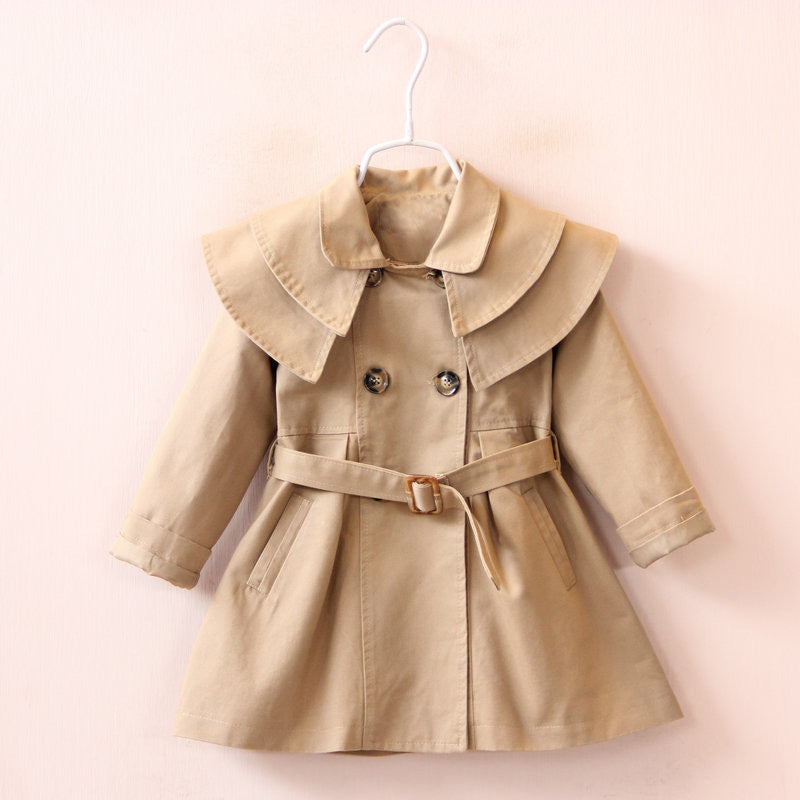 Spring And Autumn New Cotton Girls Windbreaker - Tokcobstore