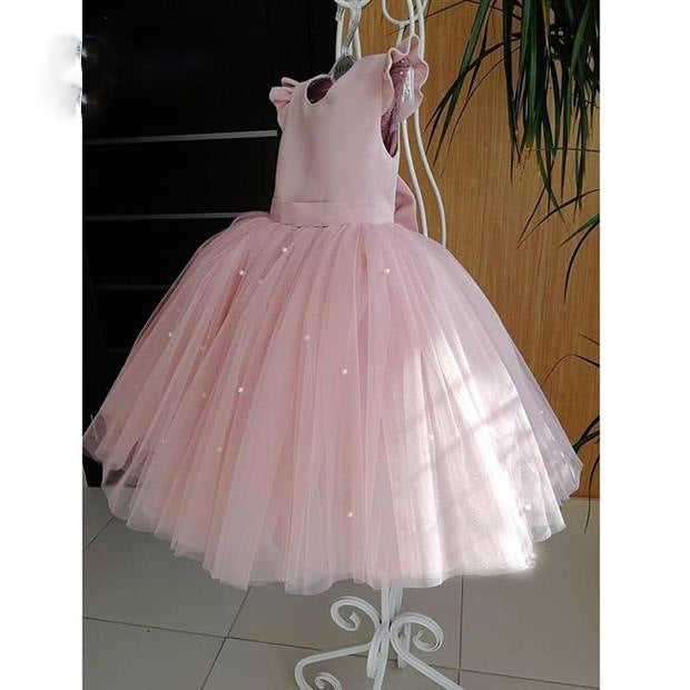 European And American Birthday Flower Girl Princess Dress Flower Girl Dress Girl long - Tokcobstore