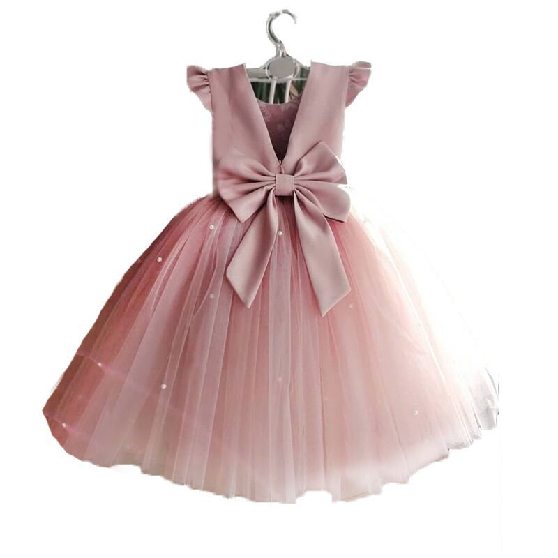 European And American Birthday Flower Girl Princess Dress Flower Girl Dress Girl long - Tokcobstore
