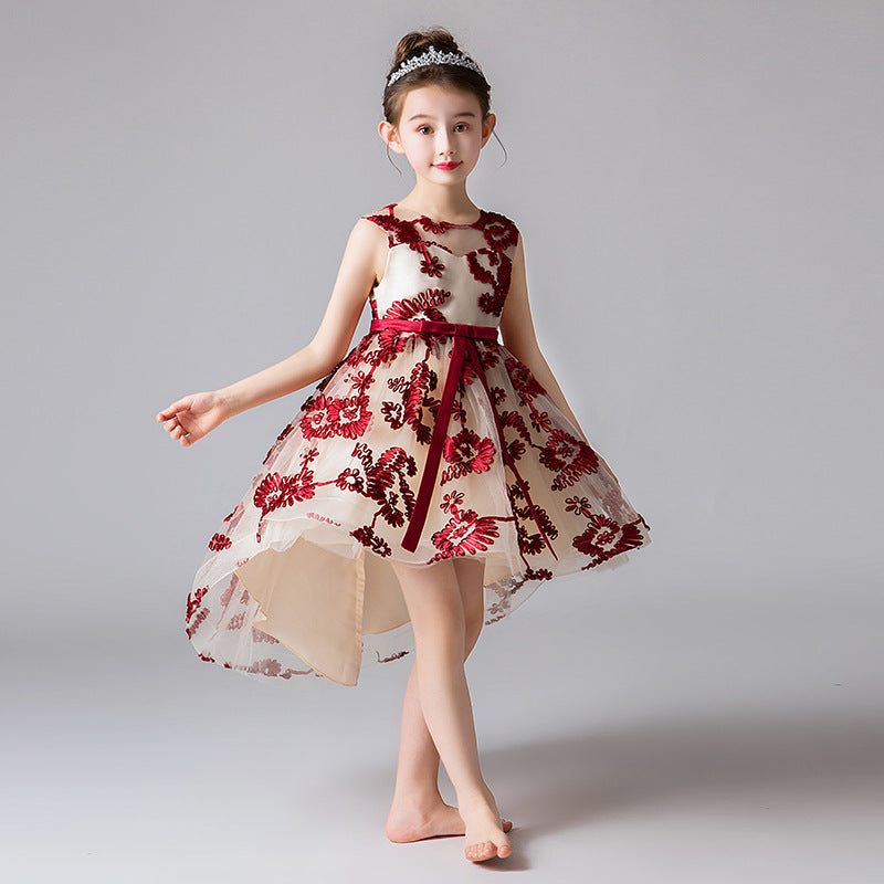 Girls Princess Dress Flower Girl Wedding Dress - Tokcobstore
