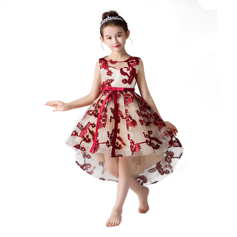 Girls Princess Dress Flower Girl Wedding Dress - Tokcobstore