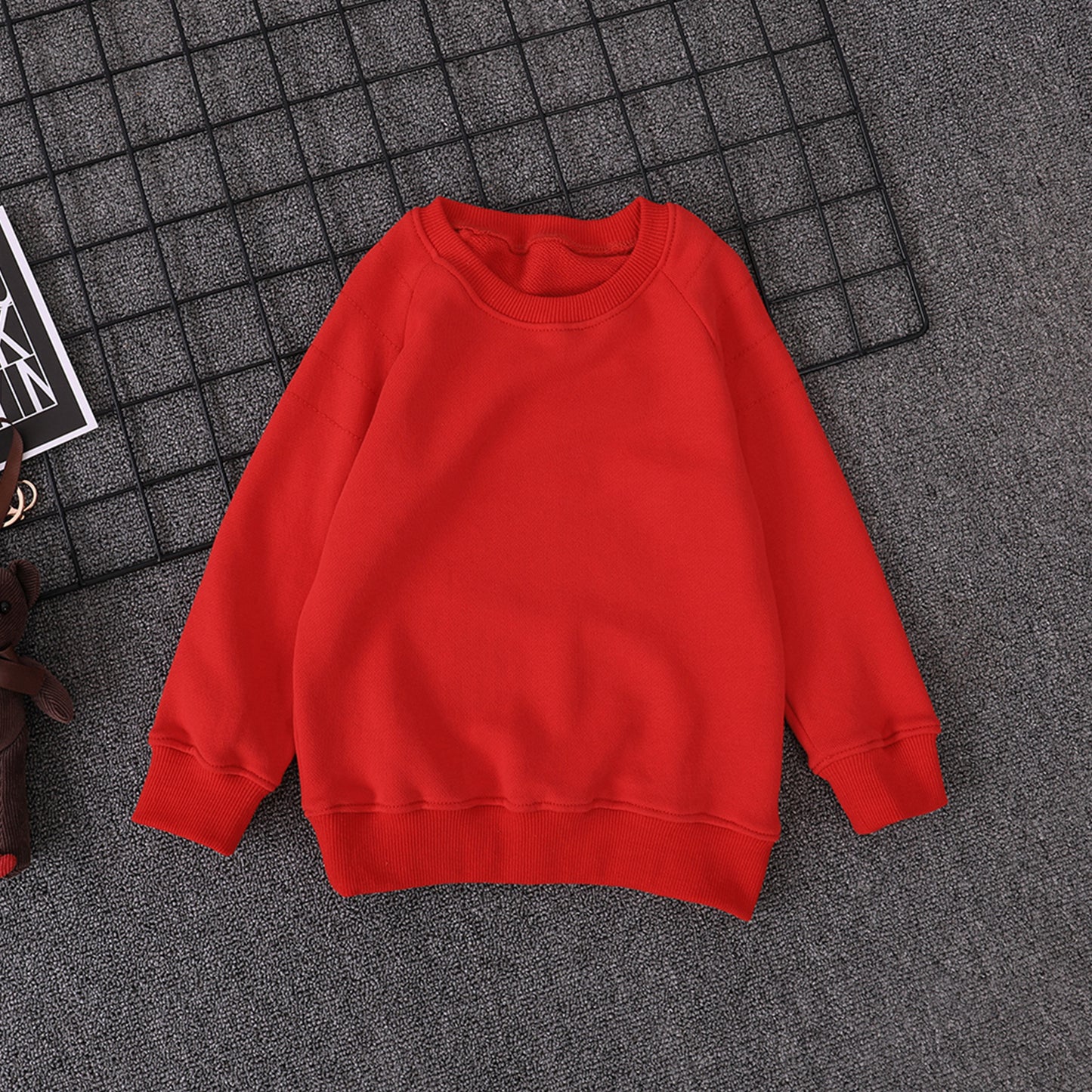 Sweater Boys Spring And Autumn Pure Cotton Children's Bottoming Shirt girls Fashion Tops Big Kids Pullovers - Tokcobstore