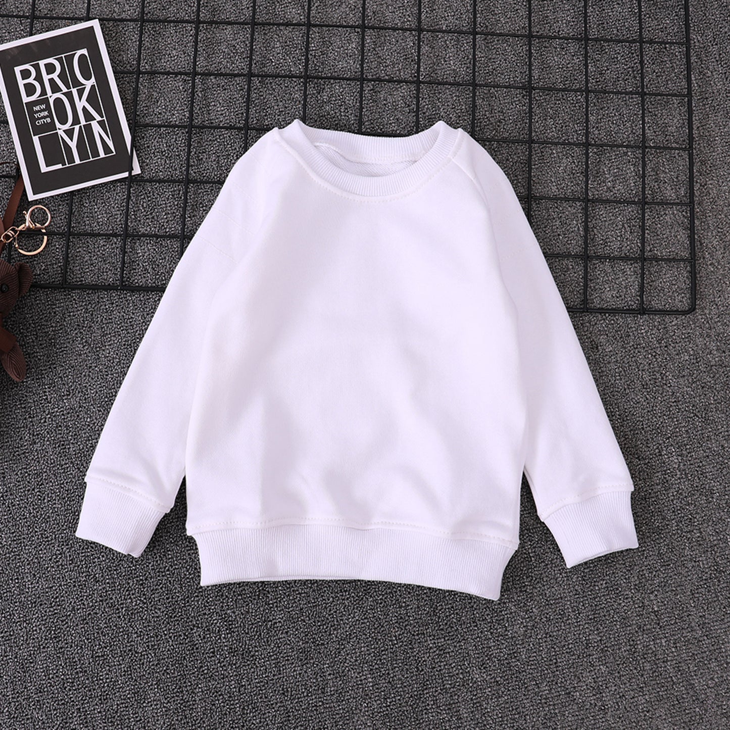Sweater Boys Spring And Autumn Pure Cotton Children's Bottoming Shirt girls Fashion Tops Big Kids Pullovers - Tokcobstore