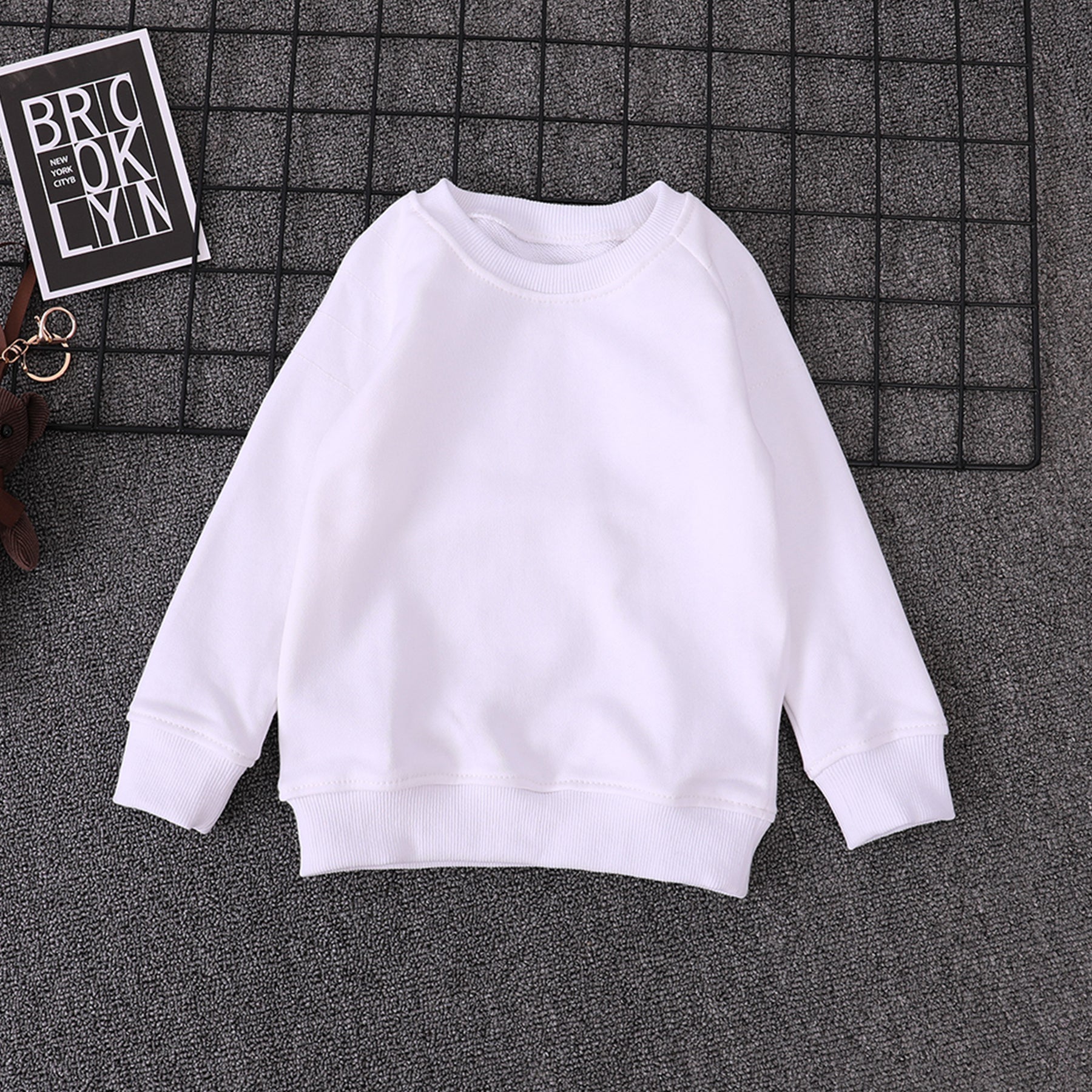 Sweater Boys Spring And Autumn Pure Cotton Children's Bottoming Shirt girls Fashion Tops Big Kids Pullovers - Tokcobstore