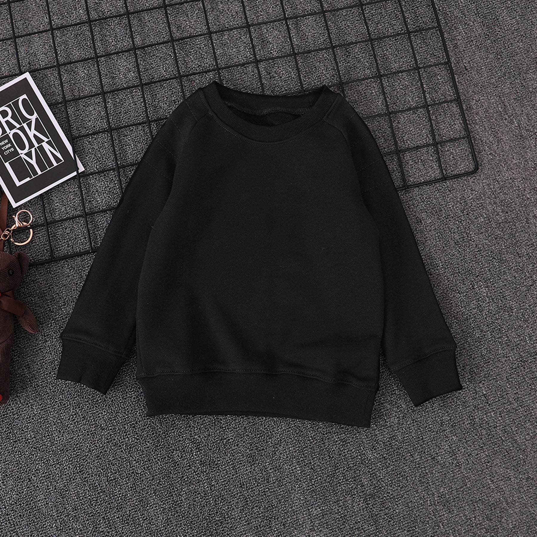 Sweater Boys Spring And Autumn Pure Cotton Children's Bottoming Shirt girls Fashion Tops Big Kids Pullovers - Tokcobstore