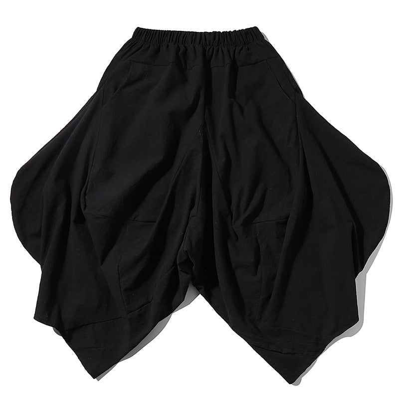 Flying Squirrel Pants Loose Cropped Crotch Pants