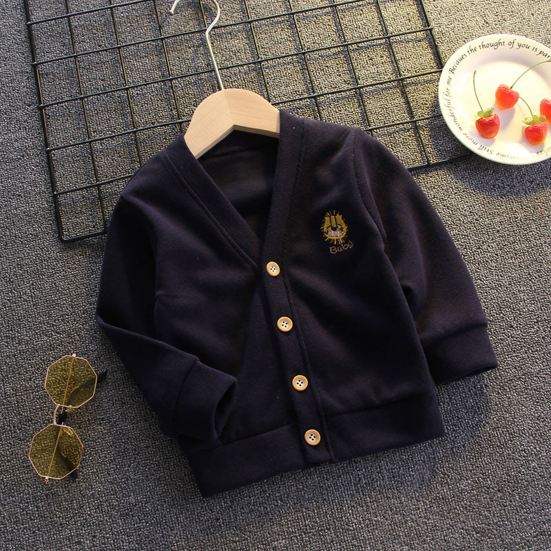 Boy's Plaid Shirt Baby Korean Style Loose Lapel Long Sleeve Plaid Shirt - Tokcobstore