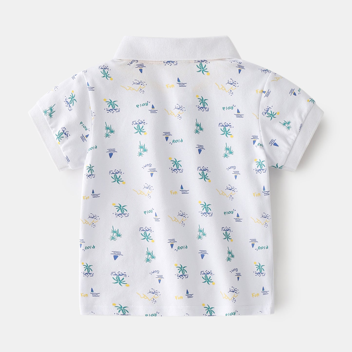 Summer Boys' Cotton Short-sleeved Polo Shirt - Tokcobstore