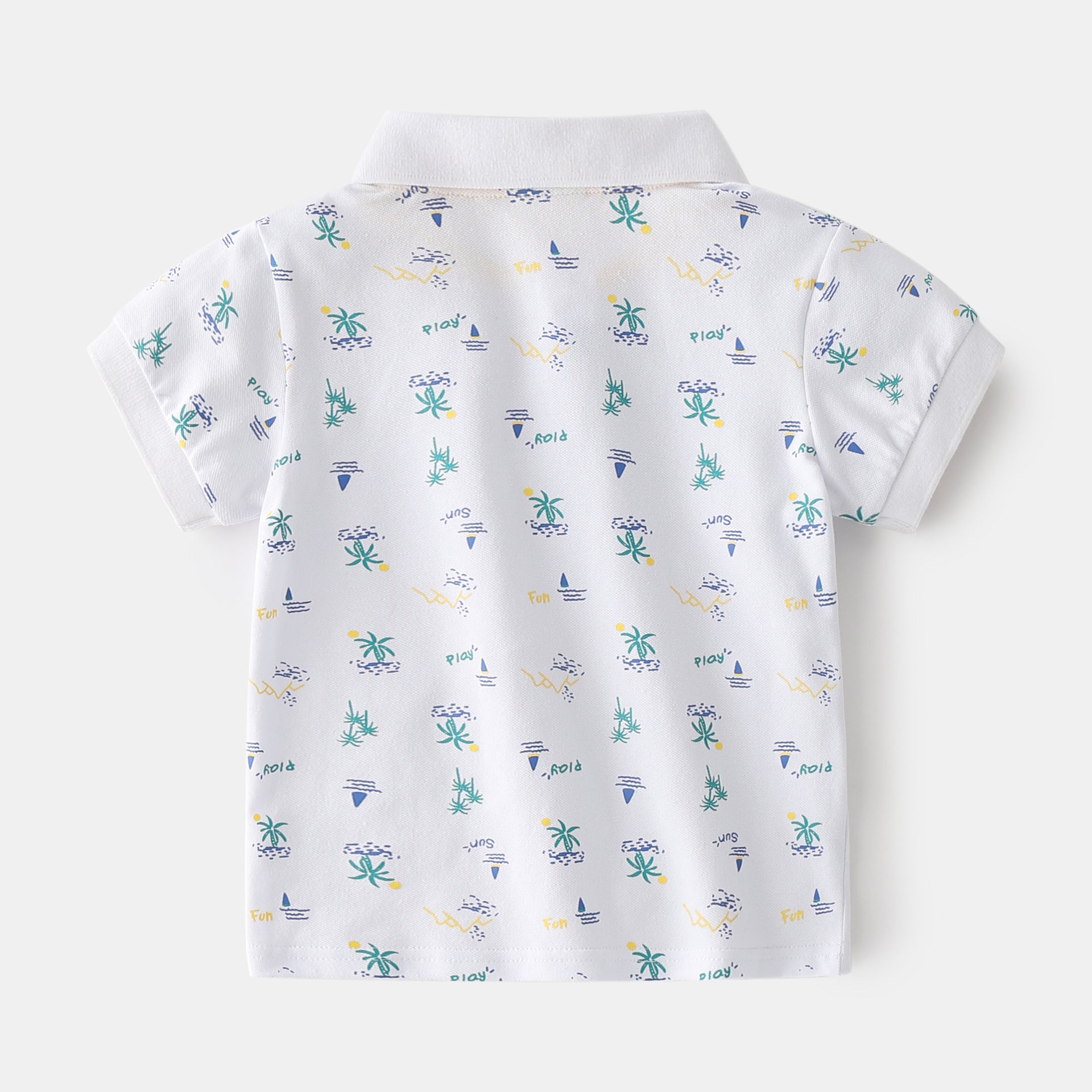 Summer Boys' Cotton Short-sleeved Polo Shirt - Tokcobstore