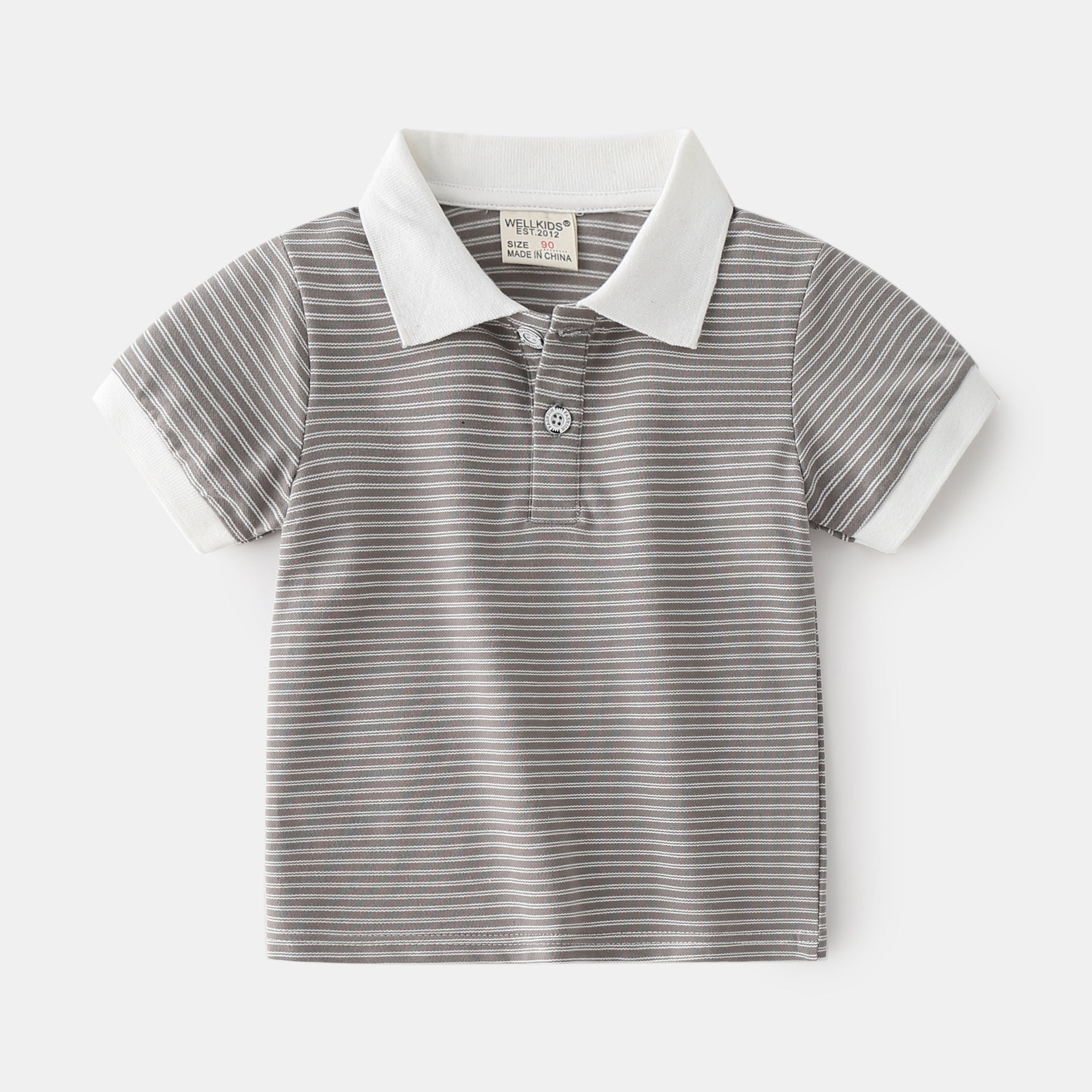 Summer Boys Short-sleeved POLO Shirt, Casual Middle And Small Children's Cotton Short-sleeved - Tokcobstore