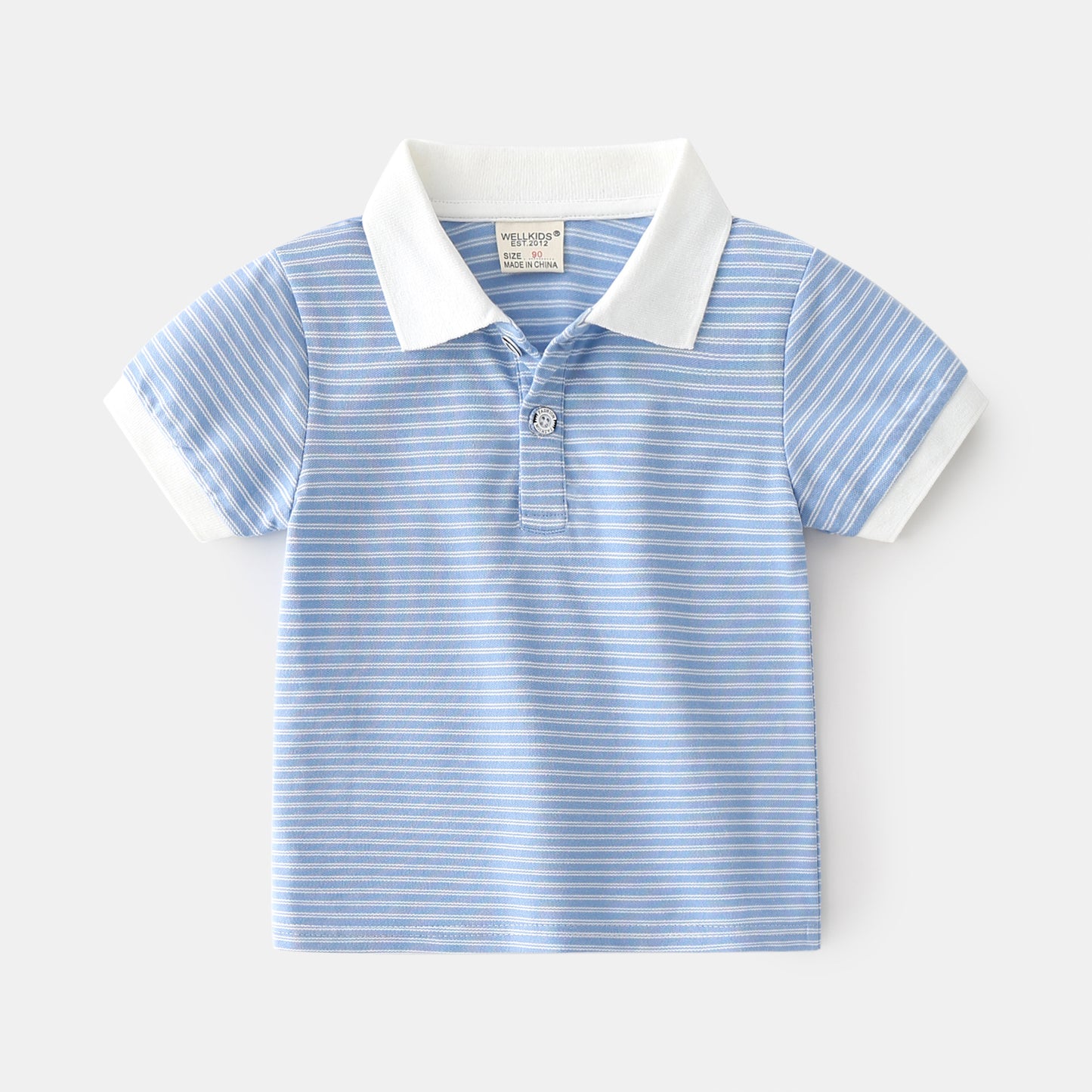 Summer Boys Short-sleeved POLO Shirt, Casual Middle And Small Children's Cotton Short-sleeved - Tokcobstore