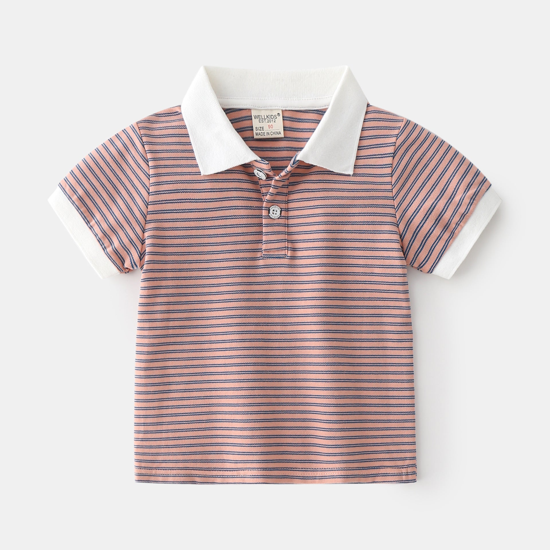 Summer Boys Short-sleeved POLO Shirt, Casual Middle And Small Children's Cotton Short-sleeved - Tokcobstore