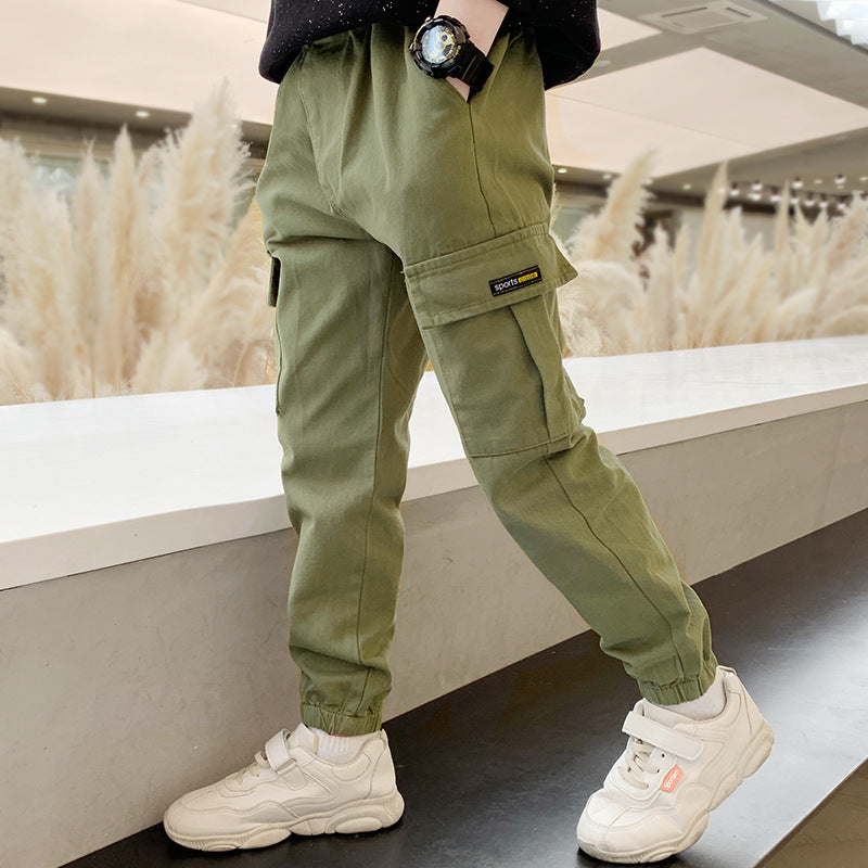 Overalls Summer Thin Casual Pants Boys Loose - Tokcobstore