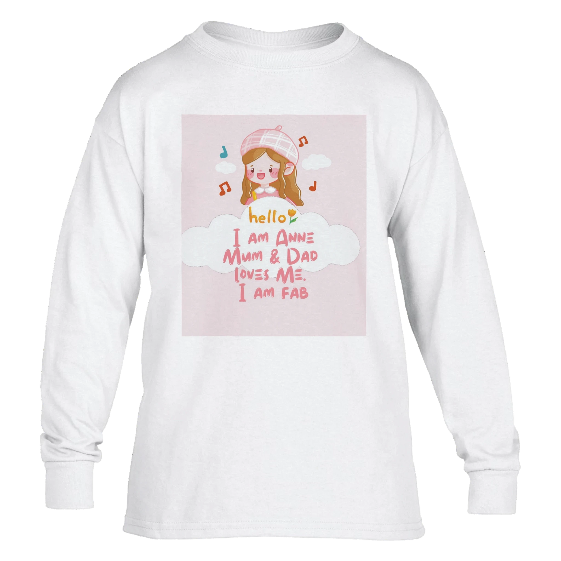 Gildan 5400B | Unisex Youth Heavy Cotton™ Long-Sleeve T-Shirt