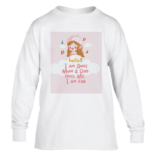 Gildan 5400B | Unisex Youth Heavy Cotton™ Long-Sleeve T-Shirt