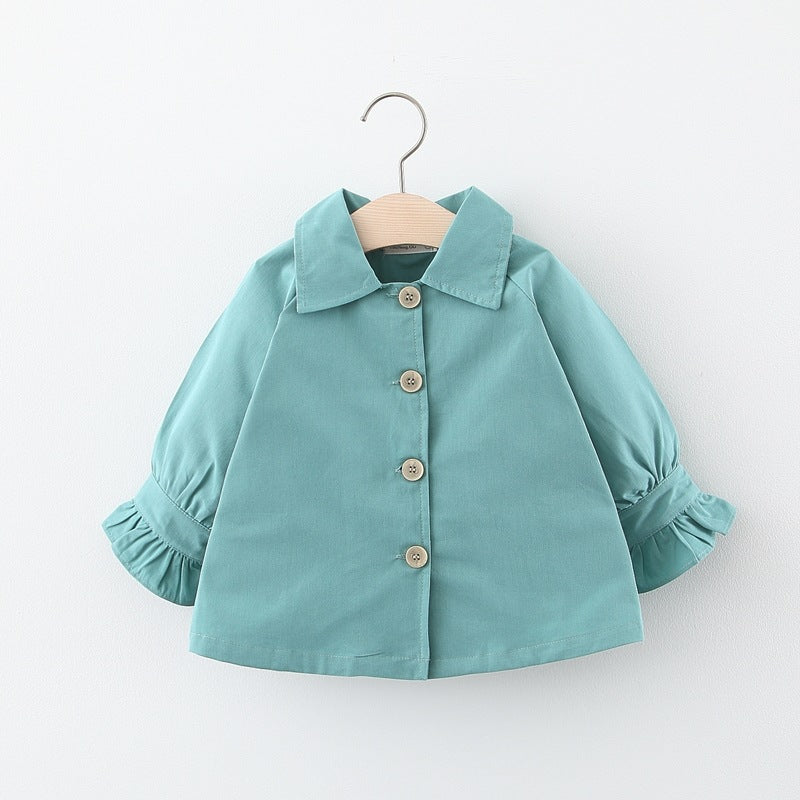 Girl's coat foreign style girl windbreaker - Tokcobstore