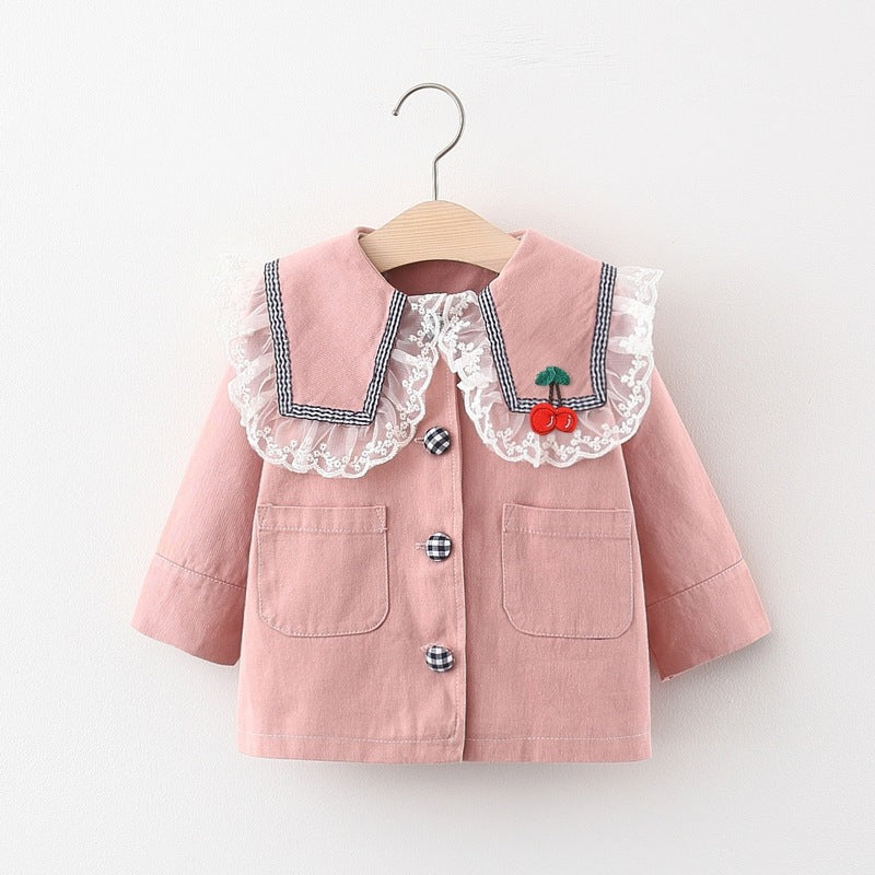 Girl's coat foreign style girl windbreaker - Tokcobstore